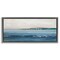 Stupell Industries Morning Sky Abstract Ocean Framed Floater Canvas Wall Art